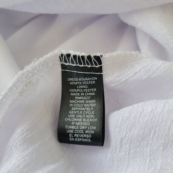 Mlle Gabrielle White Button-Down Tunic Dress (Size 3X) - Picture 7 of 9